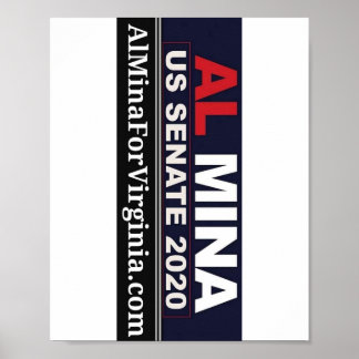 Poster Al Mina US Senate Merchandises