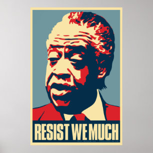 Poster Al Sharpton "nous résistent beaucoup" d'affiche de
