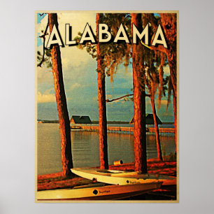 Poster Alabama vintage