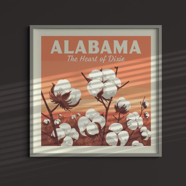 Poster Alabama vintage (Créateur téléchargé)