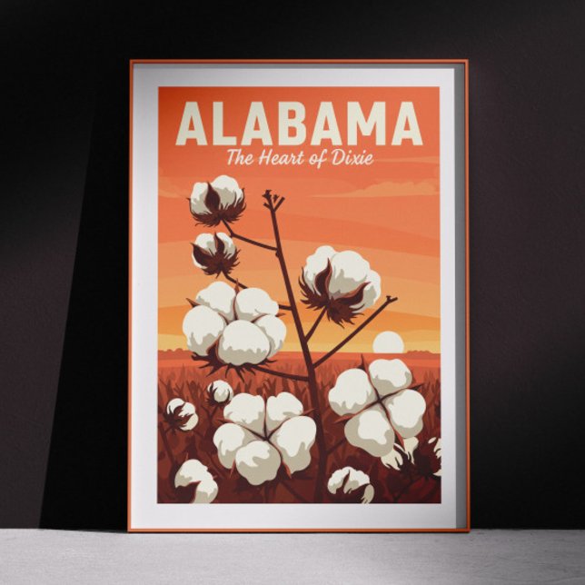 Poster Alabama vintage (Créateur téléchargé)