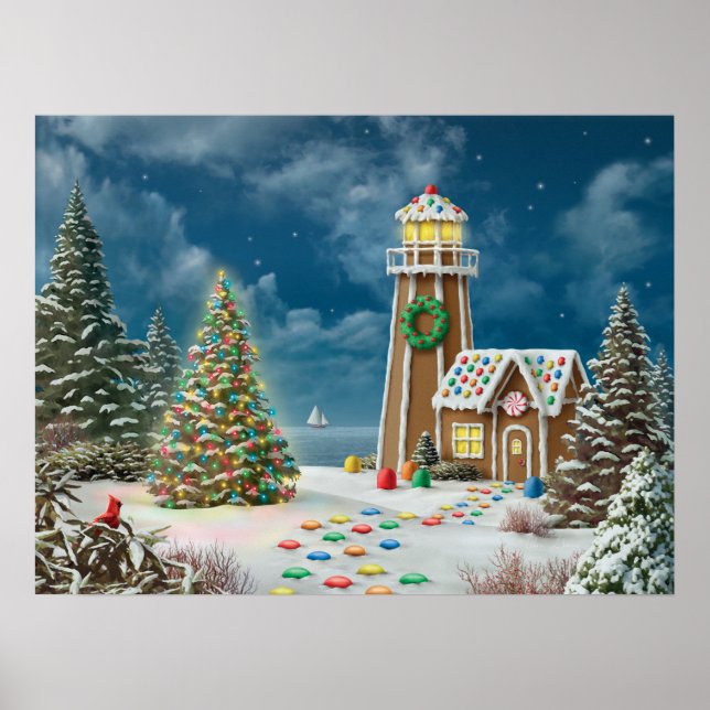 Poster Alan Giana "Gingerbread Light 2" (Devant)