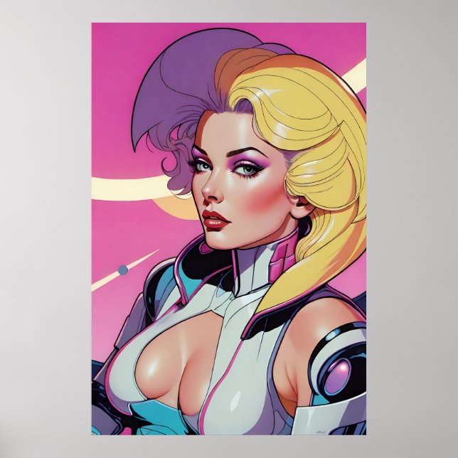 Poster Alarme à deux tons à l'Agence spatiale Ken Gage (Devant)