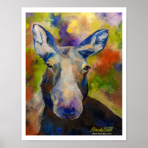 Poster Alaska M. Moosey Moose Matte Imprimer