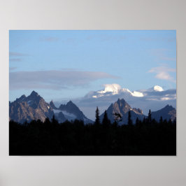 Poster Alaska Mountain Range Denali Photo
