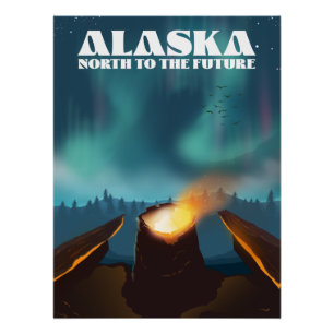 Poster Alaska, Nord vers l'avenir