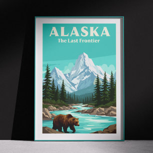 Poster Alaska vintage
