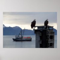 Poster "Alaskan Sunset"