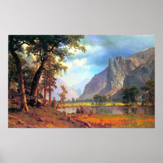 Poster Albert Bierstadt-Yosemite Valley 2 (Devant)