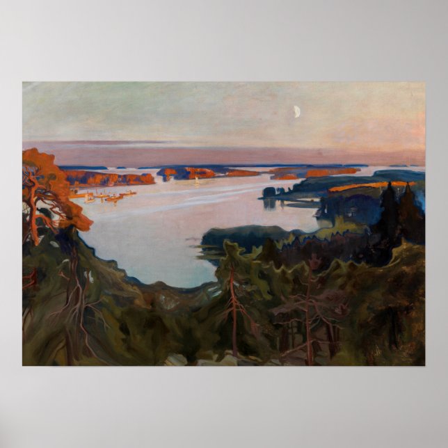 Poster Albert Edelfeel - Vue sur Haikko (Devant)