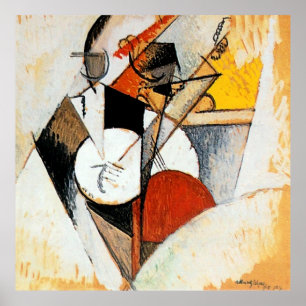 Poster Albert Gleize Jazz Composition Peinture Abstraite