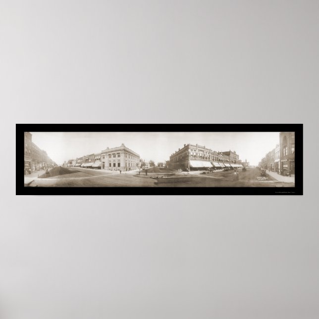 Poster Albert Lea, MN Photo 1908 (Devant)