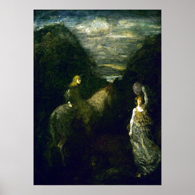 Poster Albert Pinkham Ryder King Cophetua et le mendiant (Devant)