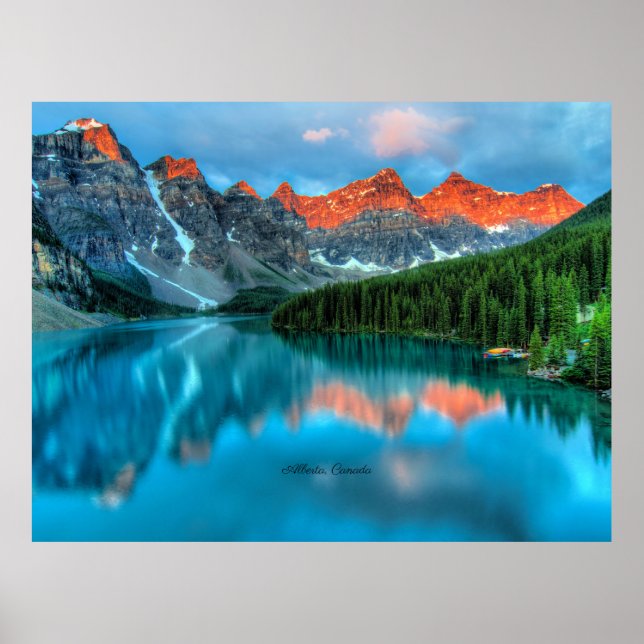 Poster Alberta Canada Photographie pittoresque (Devant)
