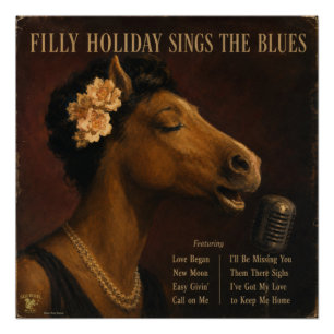 Poster Album de vacances de Filly : une parodie