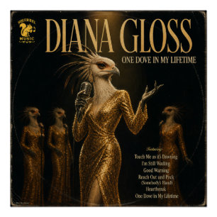 Poster Album Diana Gloss : une parodie