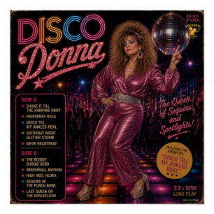 Poster Album Disco Donna