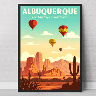 Poster Albuquerque vintage