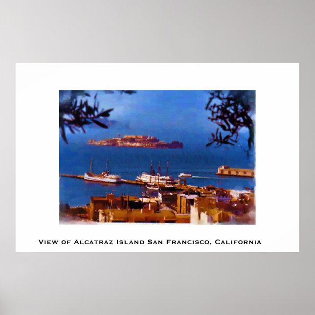 Poster Alcatraz Island San Francisco, Californie (Devant)