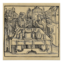 Poster Alchimiste royal dans le château Parfait