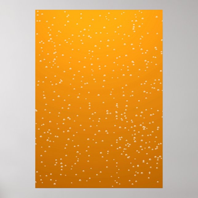 Poster Ale avec de minuscules bulles Art Arrière - plan (Devant)
