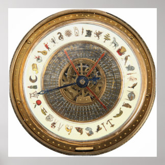 Poster Aléthiomètre à compas d'or