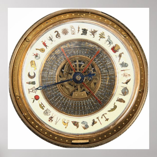 Poster Aléthiomètre à compas d'or (Devant)