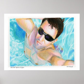 Poster "Alex All Wet" Mon visage sur Mon Spa...