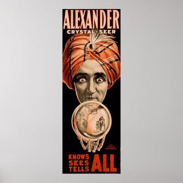 Poster Alexander cristal seer sait voir tout (Devant)