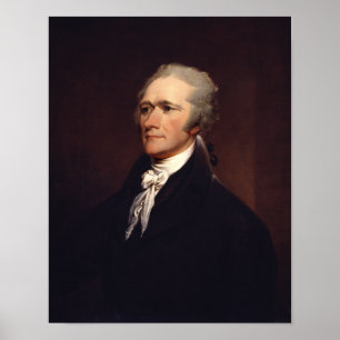 Poster Alexander Hamilton by John Trumbull