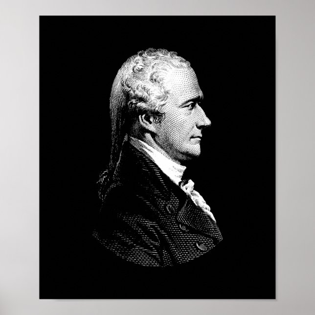 Poster Alexander Hamilton Portrait (Devant)