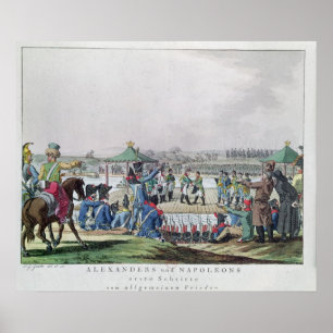 Poster Alexander I and Napoleon