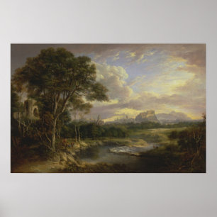 Poster Alexander Nasmyth - Vue de la ville d'Édimbourg