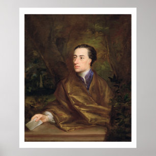 Poster Alexander Pope (1688-1744) 1738 (huile sur toile)