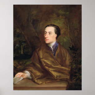 Poster Alexander Pope (1688-1744) 1738 (huile sur toile)