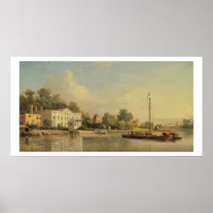 Poster Alexander Pope's (1688-1744) Villa, Twickenham, c.