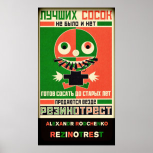 Poster Alexandr Rodchenko Rezinotrest