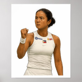 Poster Alexandra Eala - Champion de Guadalajara 2025
