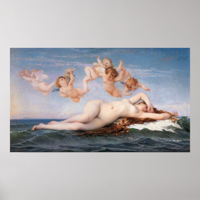 Poster Alexandre Cabanel La naissance de Vénus Imprimer (Devant)