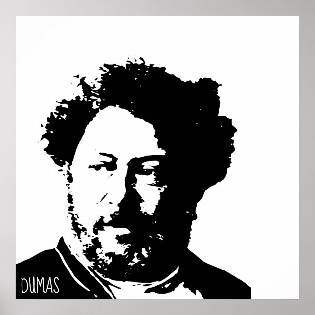 Poster Alexandre Dumas (Devant)