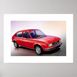 Poster Alfa Romeo Alfasud