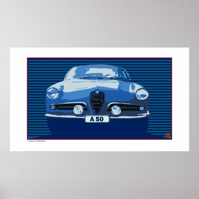 Poster Alfa Romeo-Print (Devant)