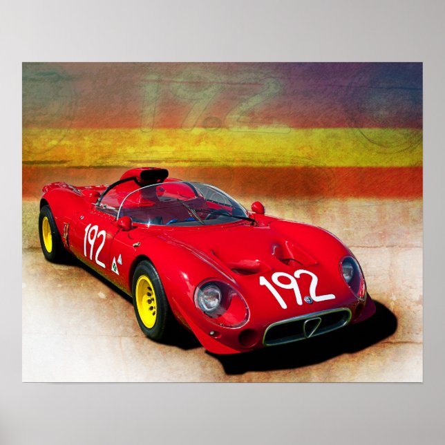 Poster Alfa Romoeo Periscopica (Devant)