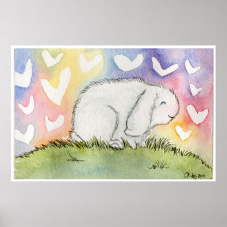 Poster Alfred Bunny Avec Amour