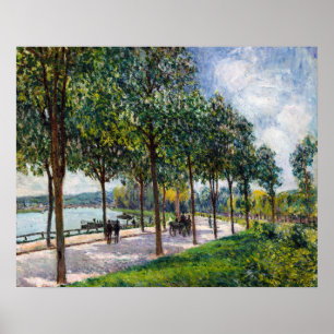 Poster Alfred Sisley - Allée de Châtaigniers