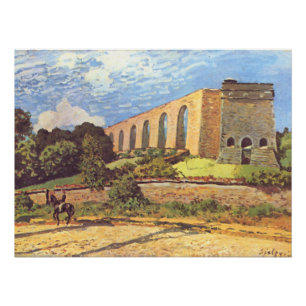 Poster Alfred Sisley L'aqueduc de Marly