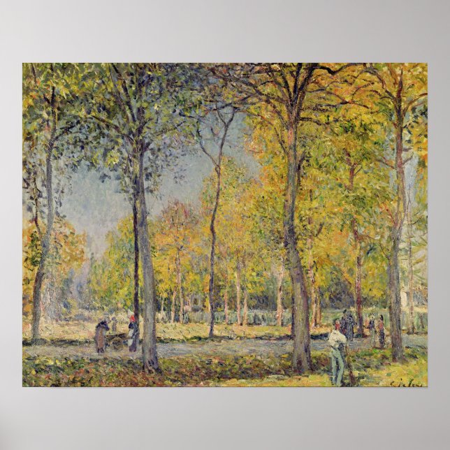 Poster Alfred Sisley | Le bois de Boulogne (Devant)