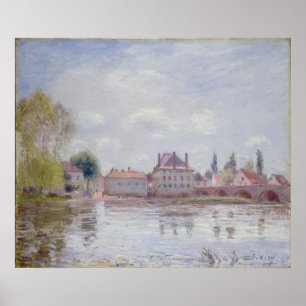 Poster Alfred Sisley le pont au Moret-sur-Loing