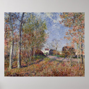 Poster Alfred Sisley   Un coin des bois aux Sablons