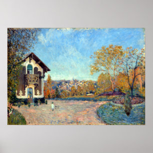 Poster Alfred Sisley Vue de Marly-le-Roi de Coeur-Vola